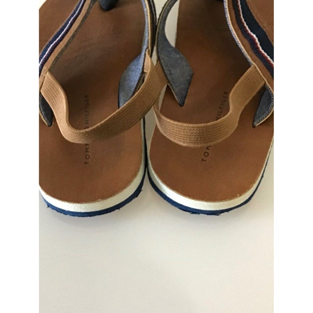 Tommy Hilfiger Toddler Boys Lil Danny Flip Flops Size 7/8 - Picture 7 of 9